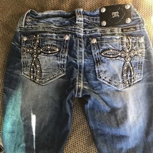 Size 25 miss me jeans